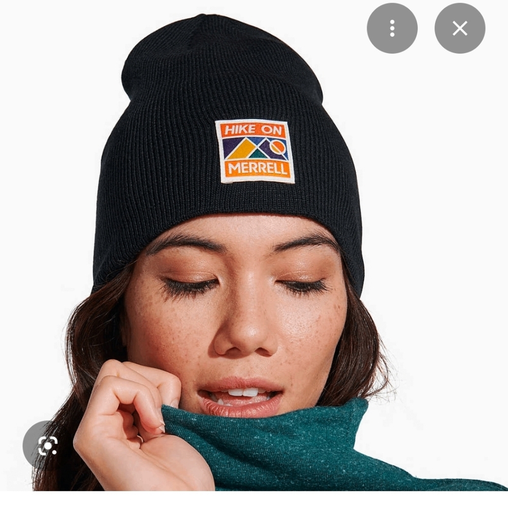 NWT Merrell Black Knit Beanie UNISEX